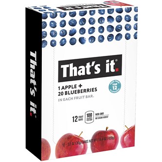 That's It Fruit Bars, Apple + Blueberries