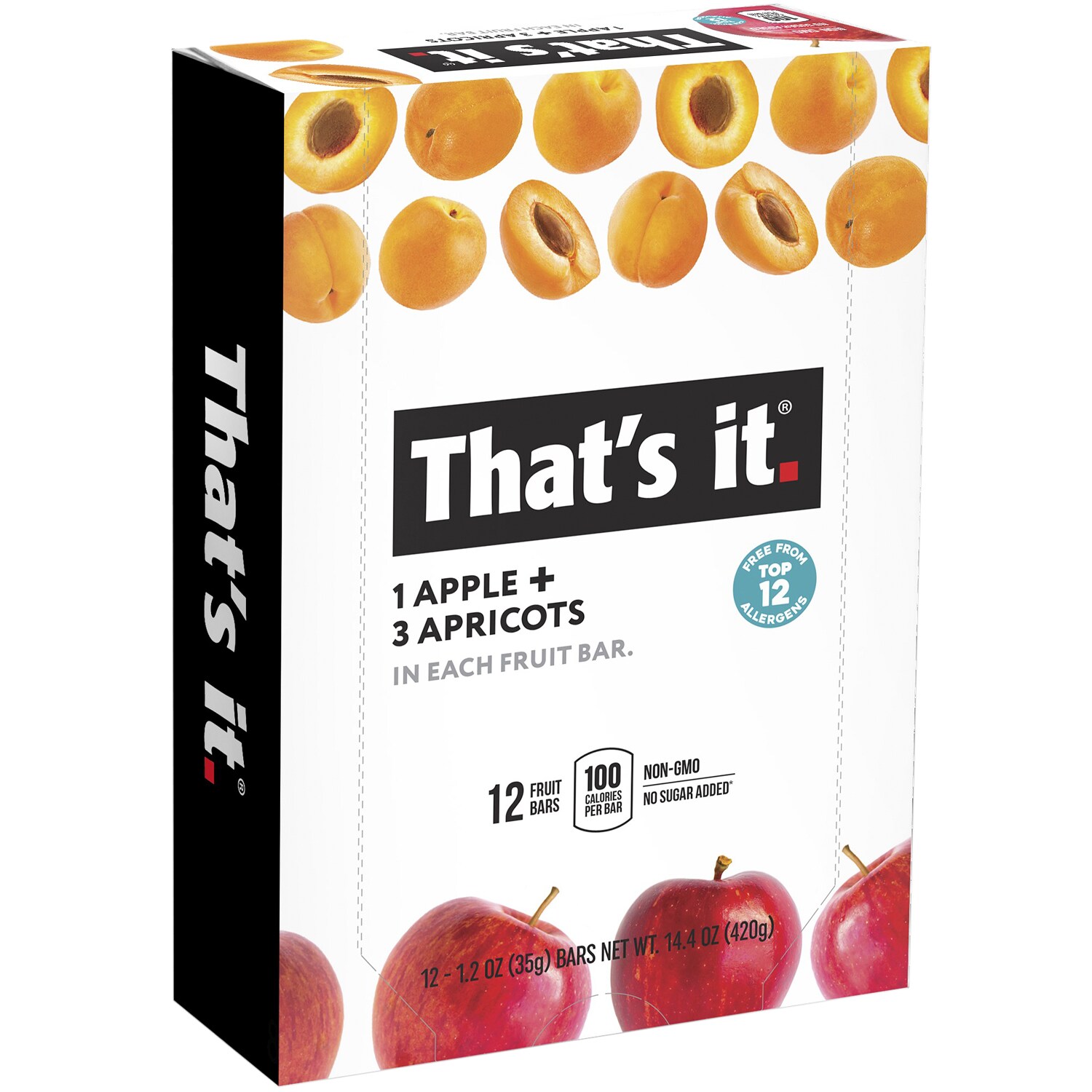 That's It Fruit Bars, Apple + Apricots