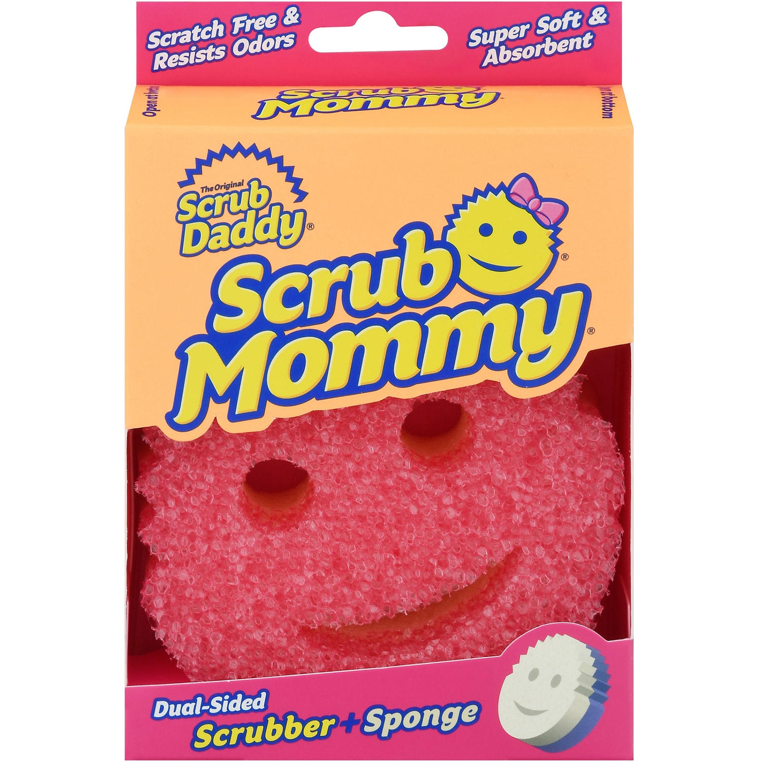 Scrub Daddy Scrub Mommy Dual-Sided Scrubber + Sponge