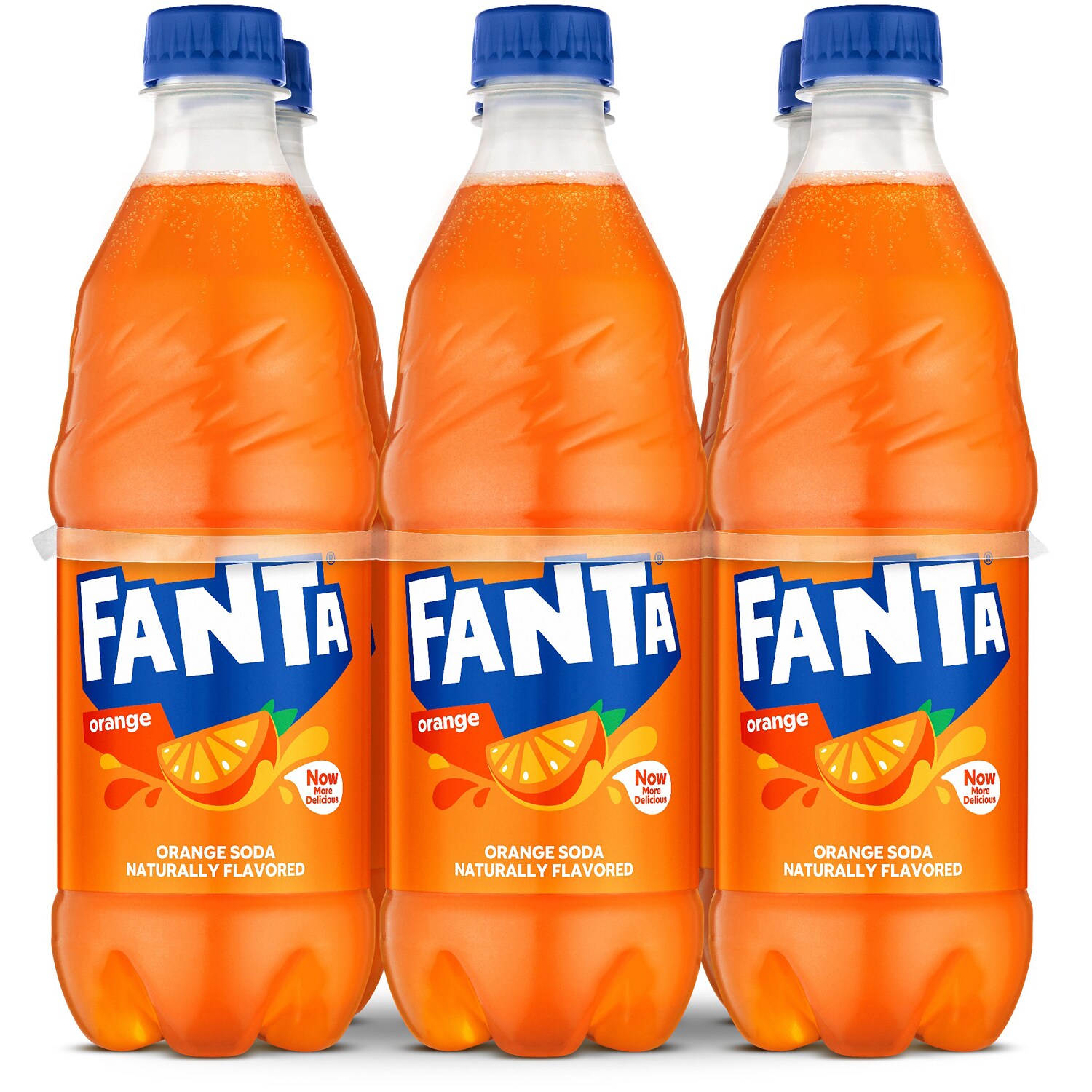 Fanta Orange Soda, Plastic Bottles