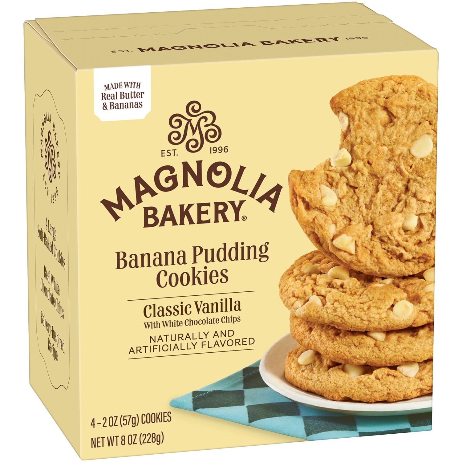 Magnolia Bakery Banana Pudding Cookies, Classic Vanilla with White Chocolate Chips