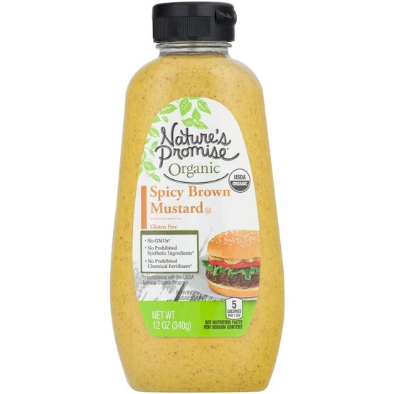 Nature's Promise Organic Spicy Brown Mustard