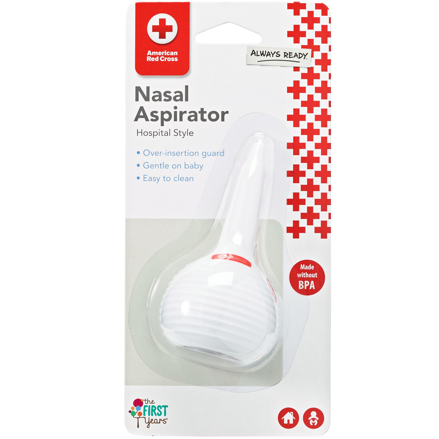The First Years American Red Cross Nasal Aspirator, Hospital Style 