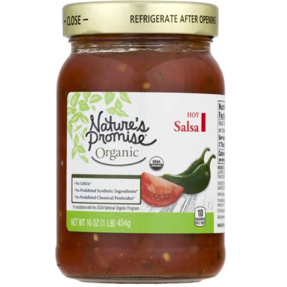 Nature's Promise Organic Salsa, Hot