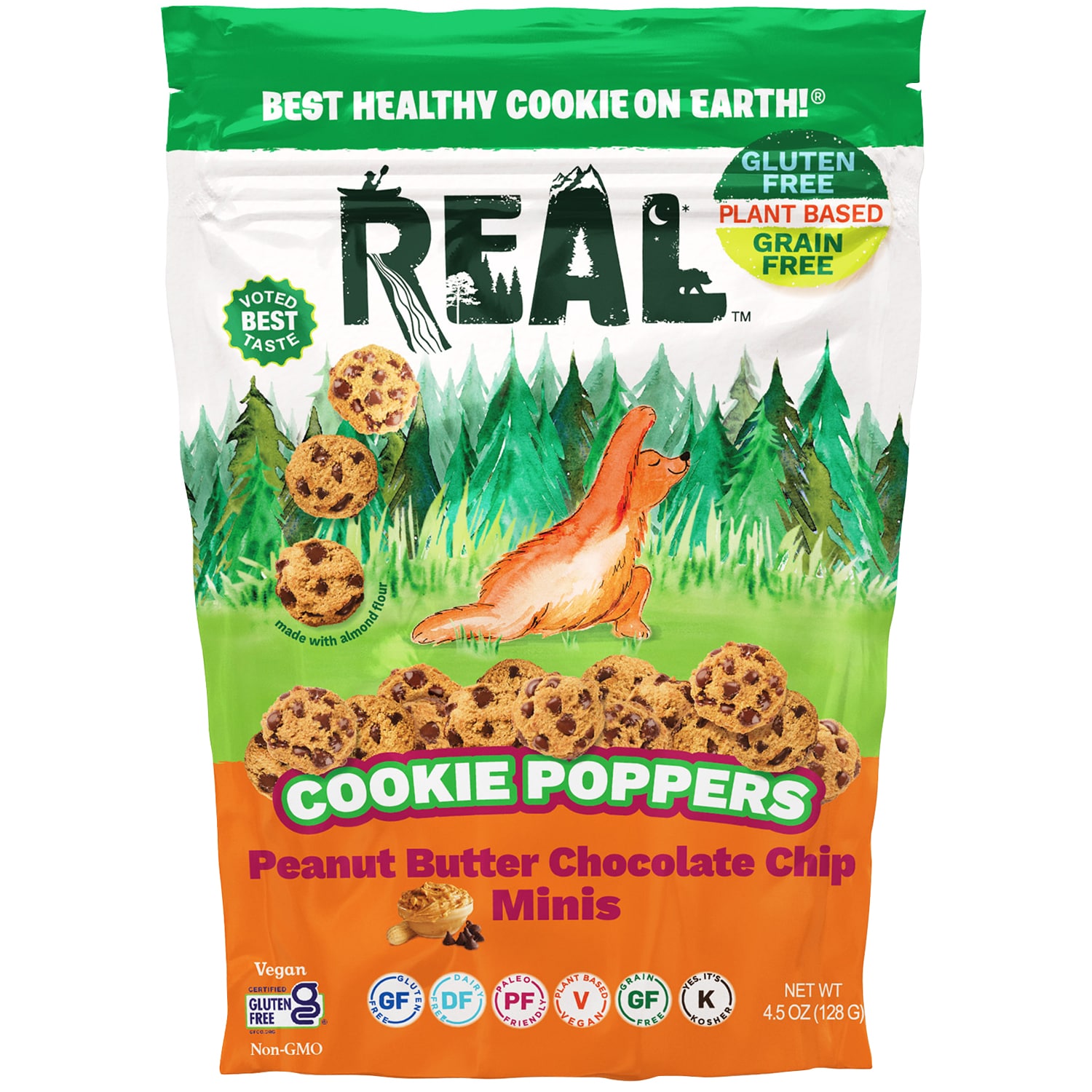 REAL Cookie Poppers, Peanut Butter Chocolate Chip Minis