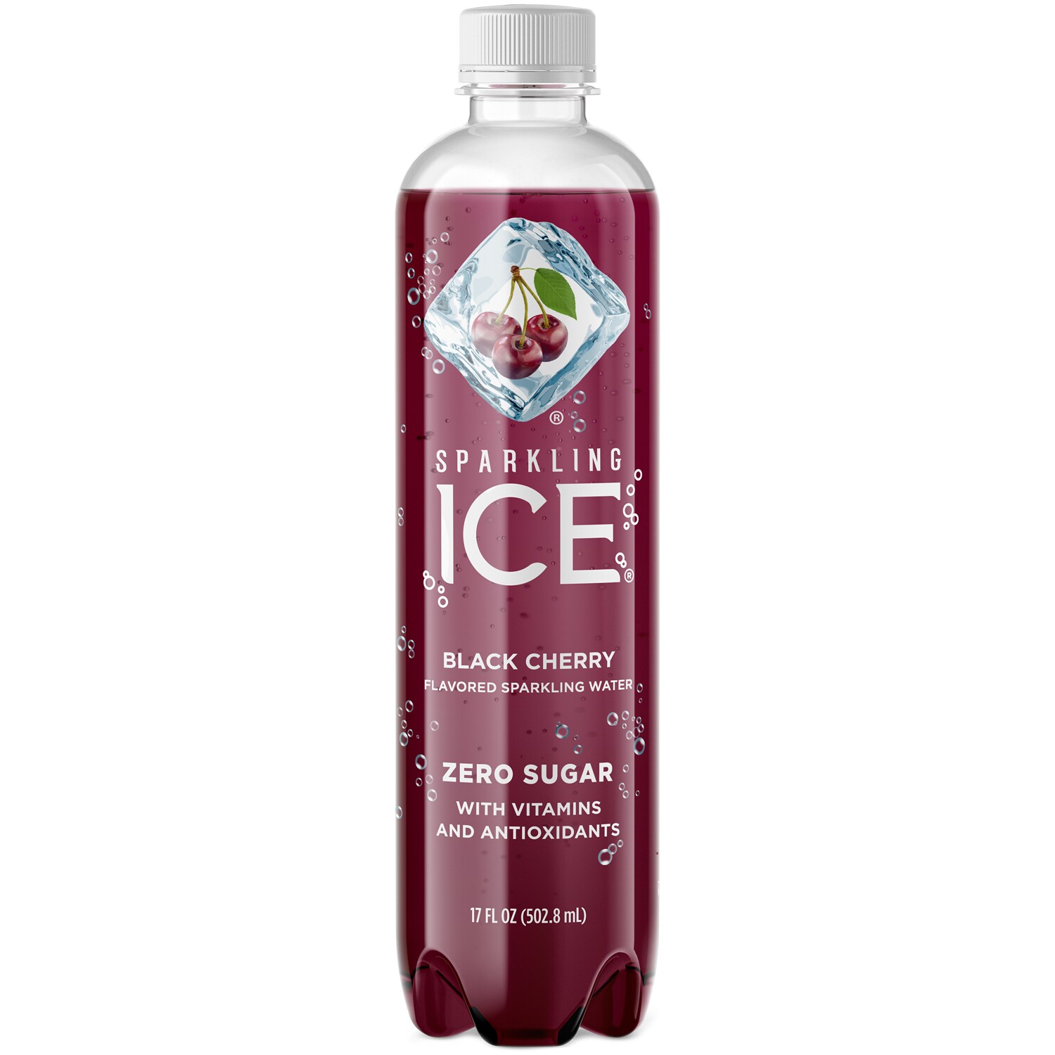 Sparkling Ice Sparkling Water, Black Cherry, Plastic Bottle