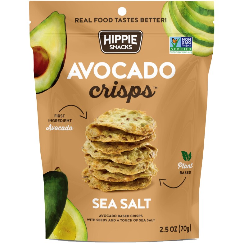 Hippie Snacks Avocado Crisps, Sea Salt