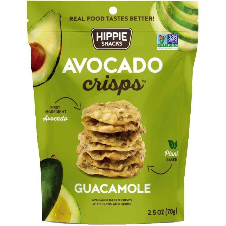 Hippie Snacks Avocado Crisps, Guacamole