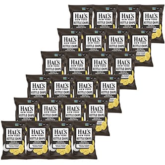 Hal's New York Kettle Cooked Potato Chips, Sea Salt & Cracked Pepper