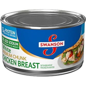 Swanson 35% Less Sodium White Premium Chunk Chicken Breast