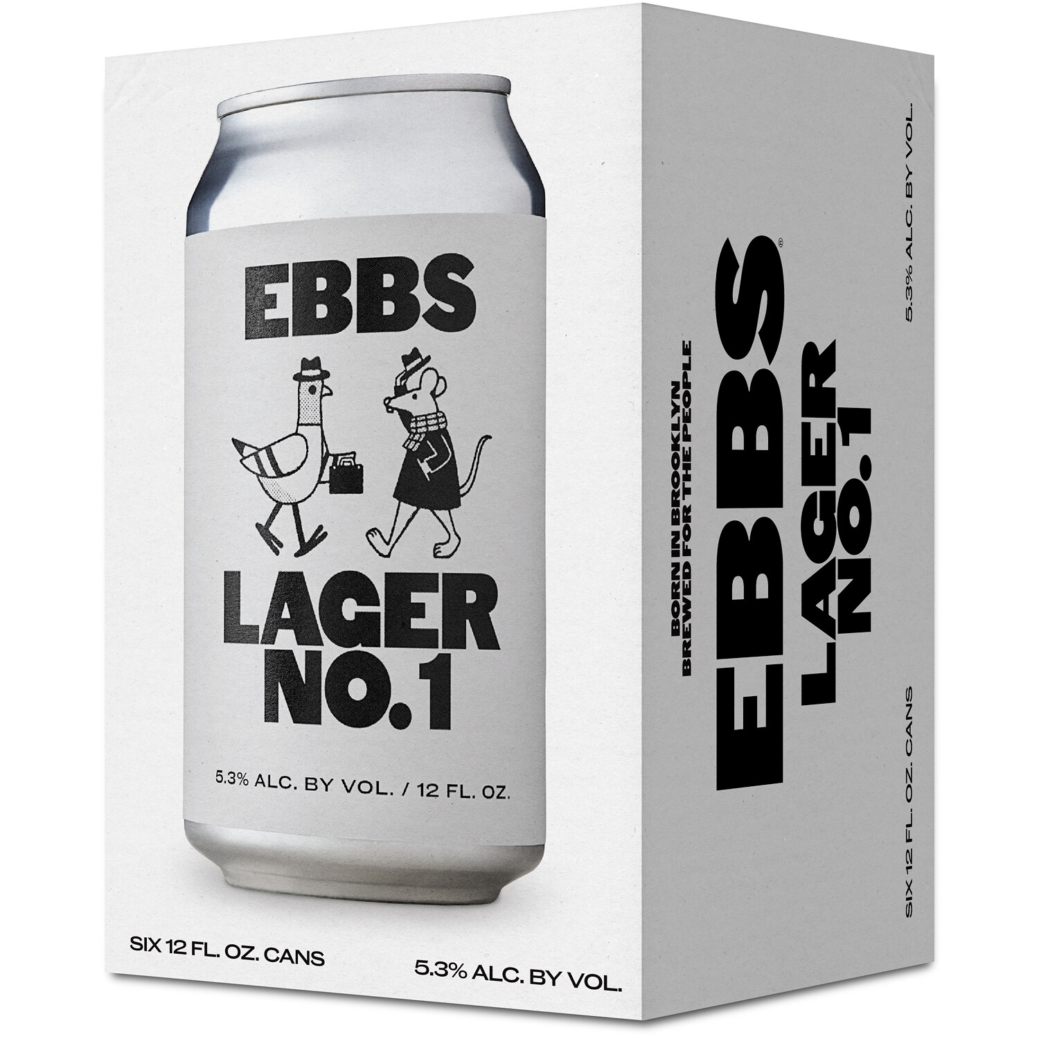 EBBS Brewing Co. Lager No. 1, Cans