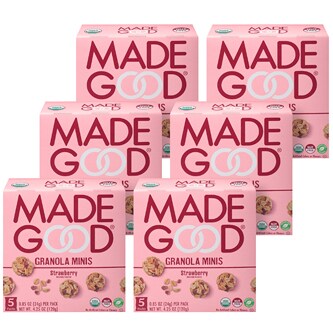 Made Good Granola Minis, Strawberry, Case