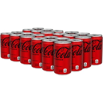 Coca-Cola Cola, Zero Sugar, Mini Cans, Case