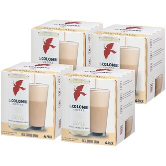 La Colombe Cold Brew Draft Latte, Vanilla, Cans