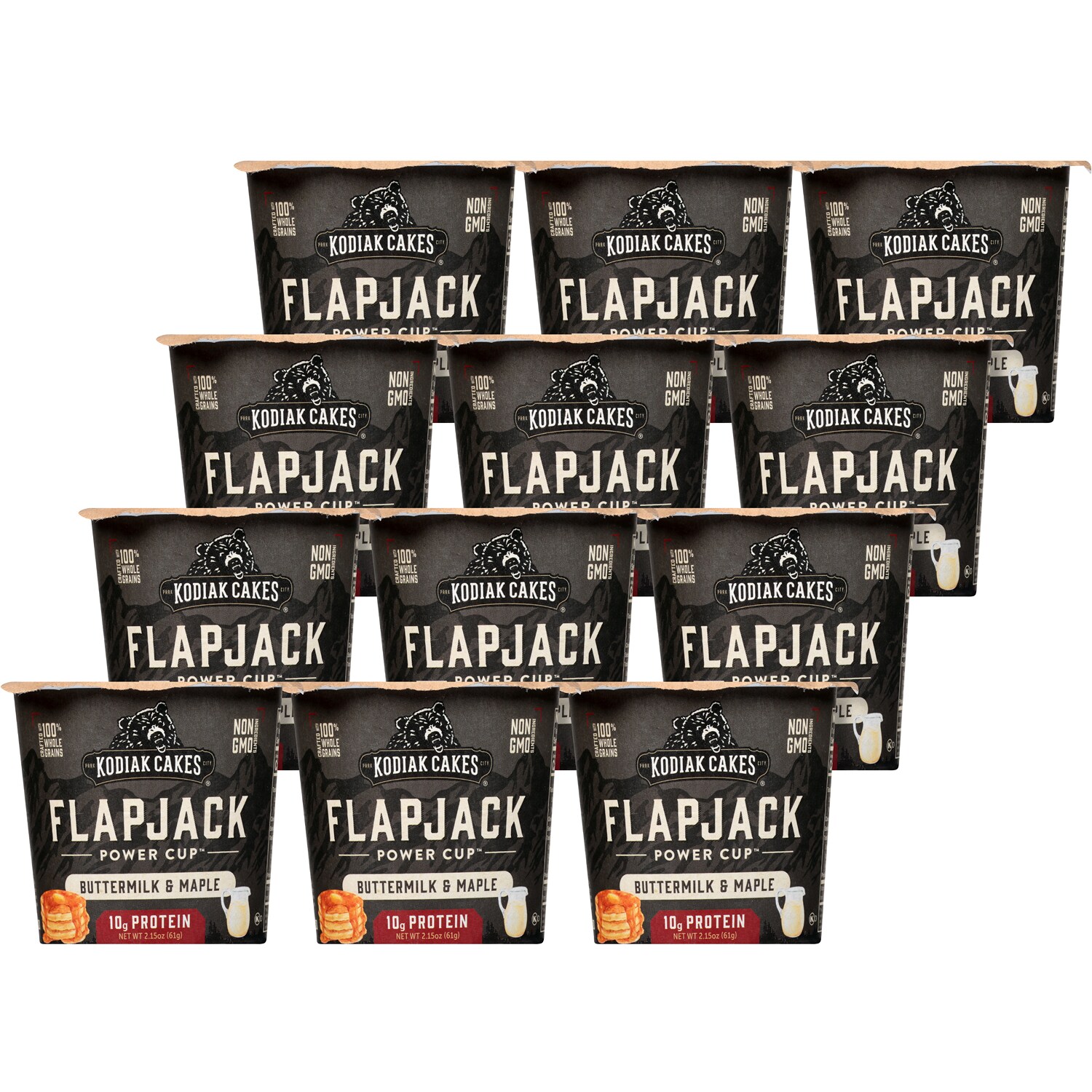 Kodiak Flapjack Power Cups, Buttermilk & Maple