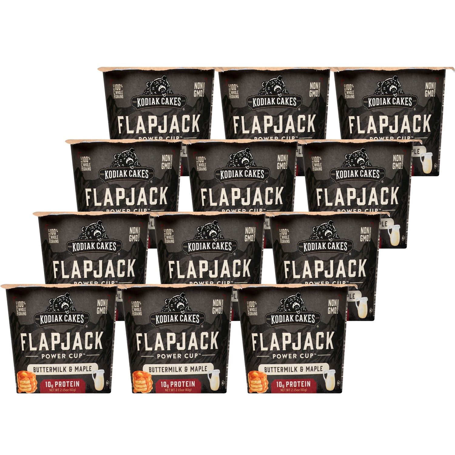 Kodiak Flapjack Power Cups, Buttermilk & Maple