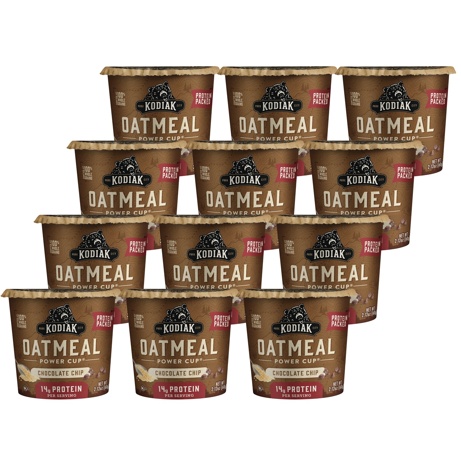 Kodiak Oatmeal Power Cups, Chocolate Chip