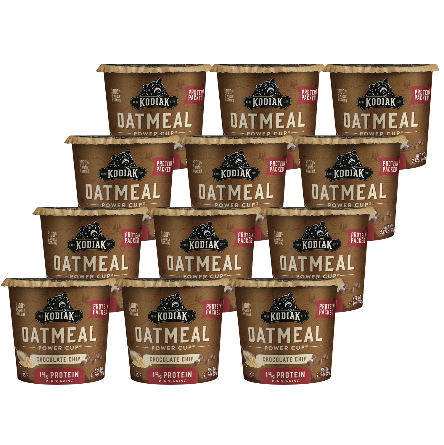 Kodiak Oatmeal Power Cups, Chocolate Chip