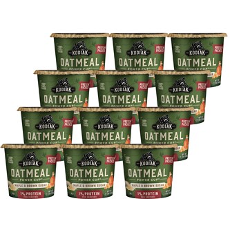 Kodiak Oatmeal Power Cups, Maple & Brown Sugar