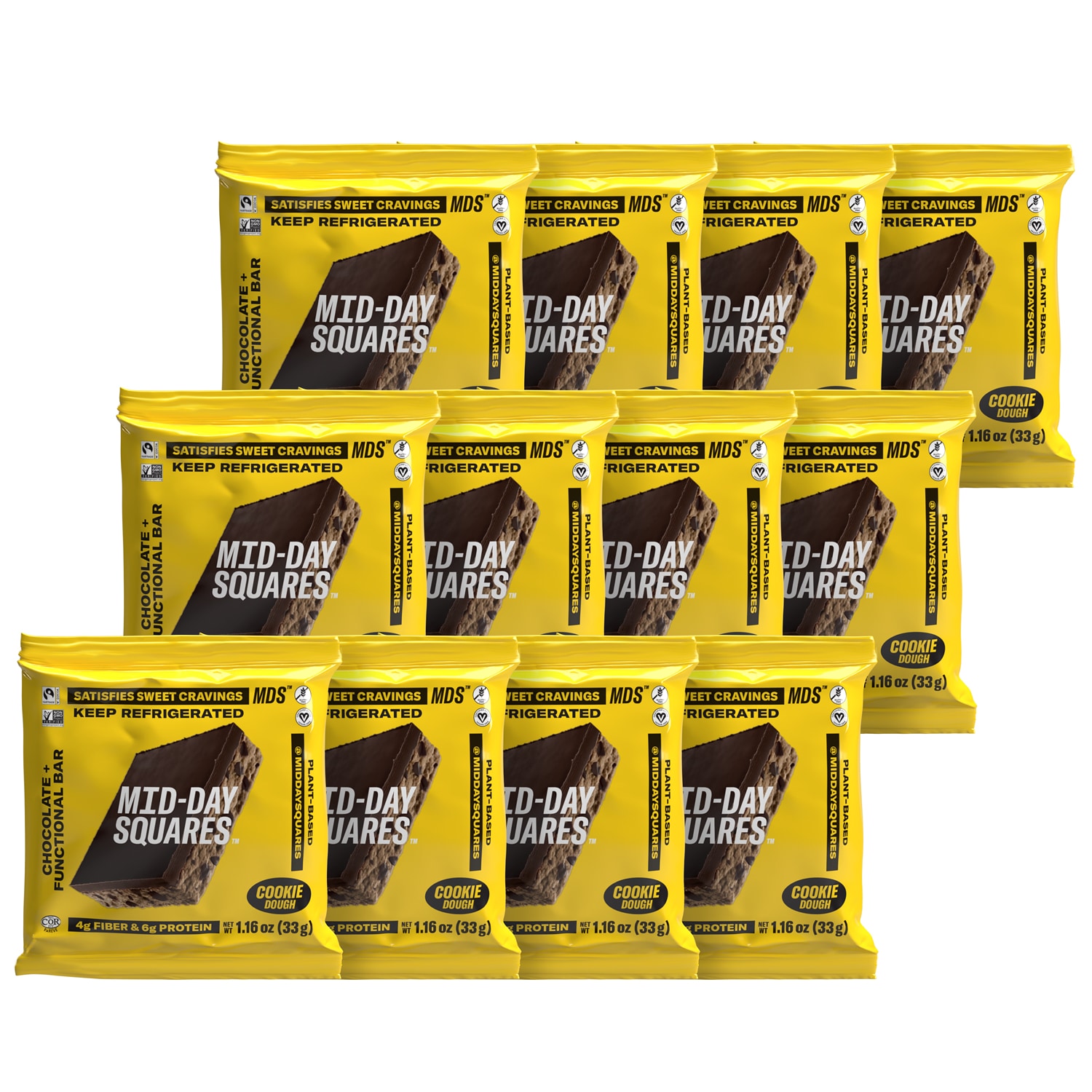 Mid-Day Squares Chocolate Squares, Cookie Dough