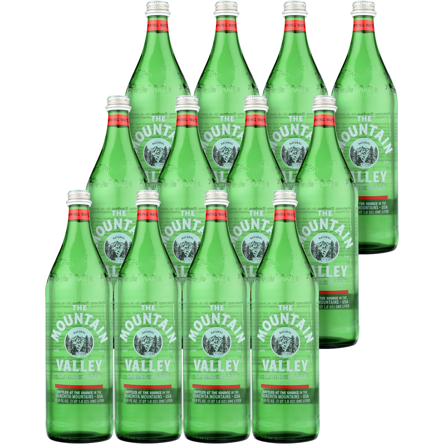The Mountain Valley Spring Water, Glass Bottles