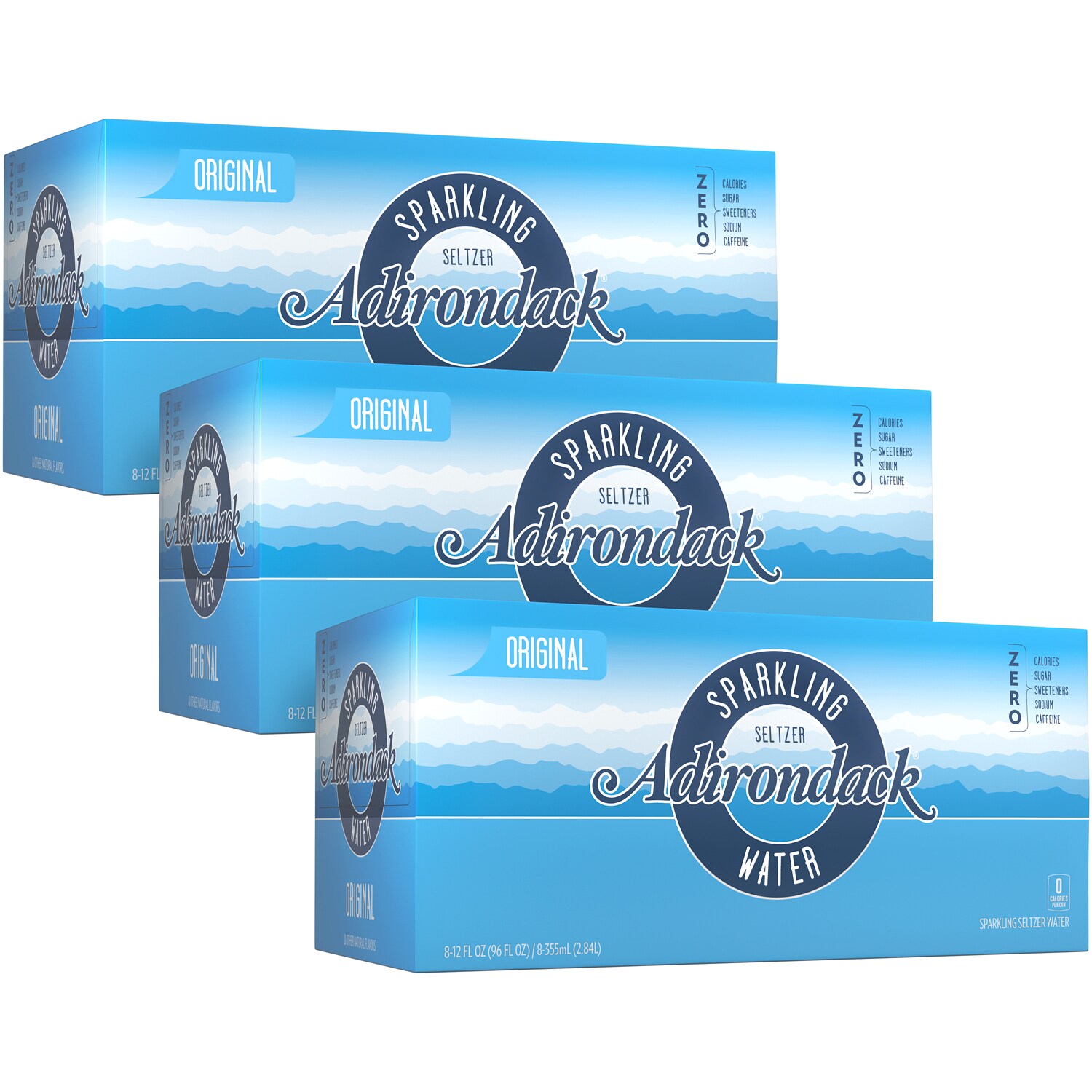 Adirondack Seltzer, Original, Cans
