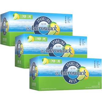 Adirondack Seltzer, Lemon-Lime, Cans