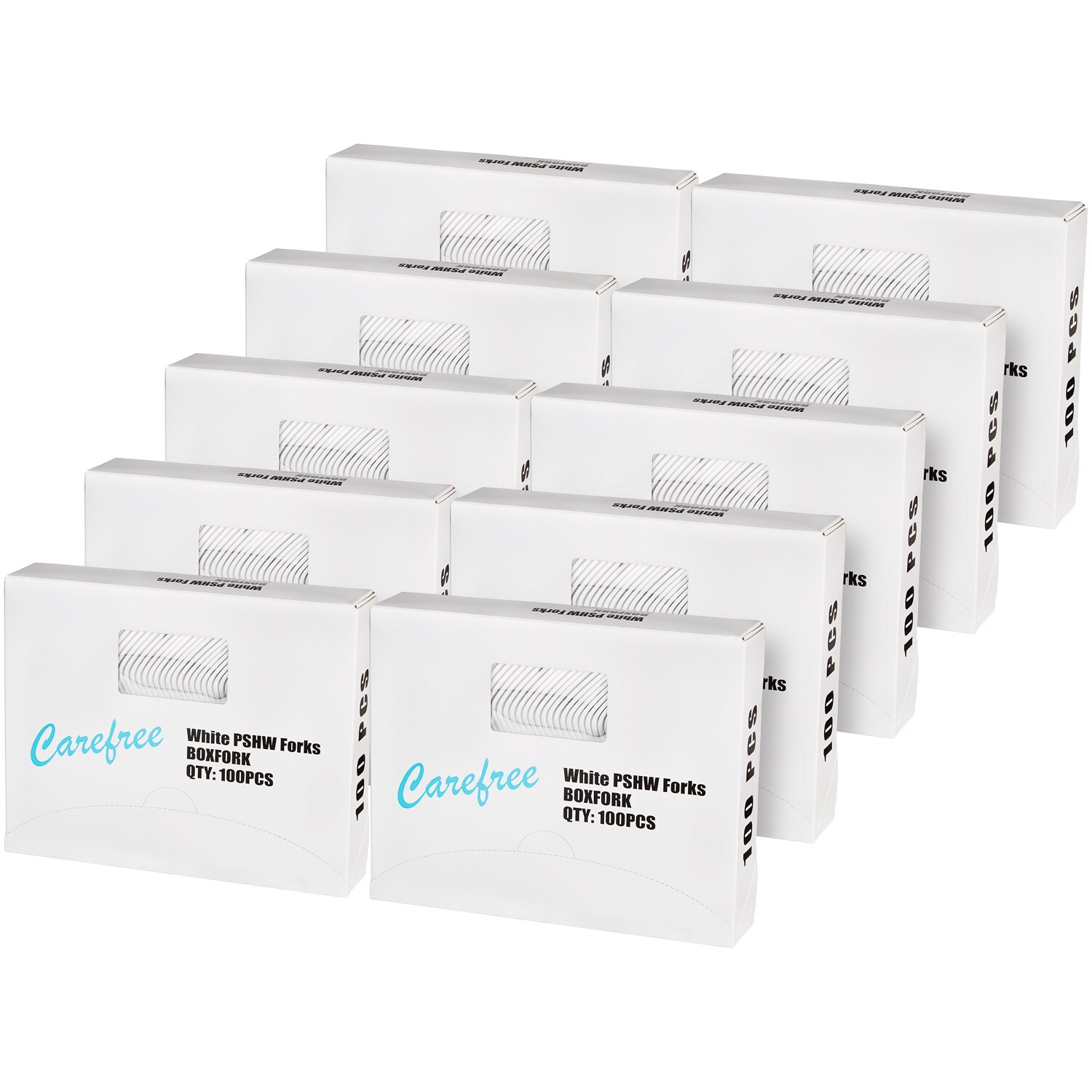 Carefree Heavy Duty Plastic Forks, Case