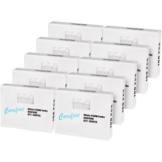 Carefree Heavy Duty Plastic Forks, Case