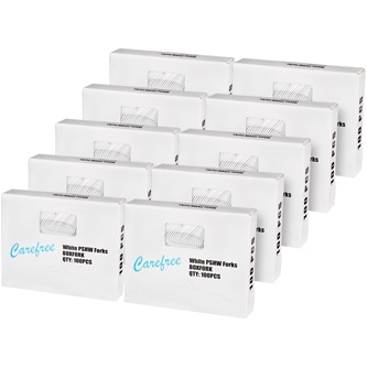 Carefree Heavy Duty Plastic Forks, Case