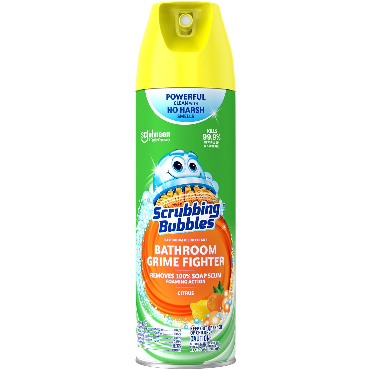 Scrubbing Bubbles Bathroom Cleaner, Citrus