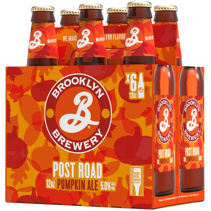 Brooklyn Brewery Post Road Pumpkin Ale, Glass Bottles