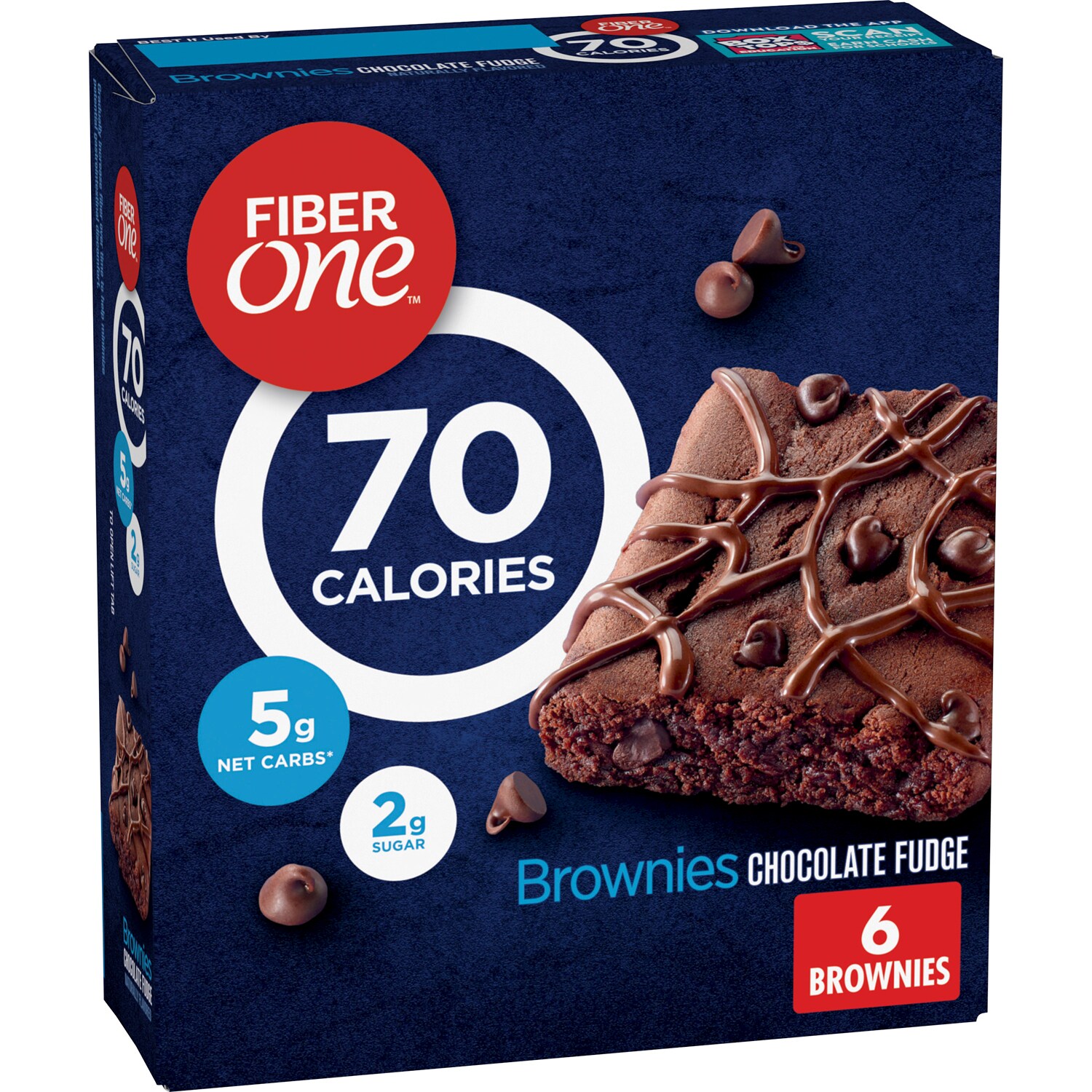 General Mills Fiber One 70 Calorie Brownies, Chocolate Fudge