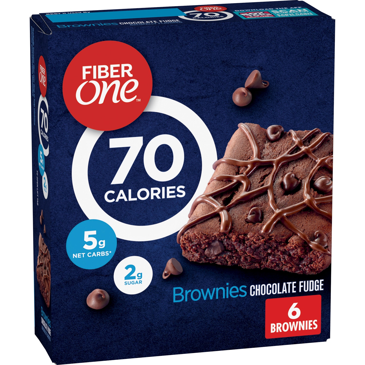 General Mills Fiber One 70 Calorie Brownies, Chocolate Fudge