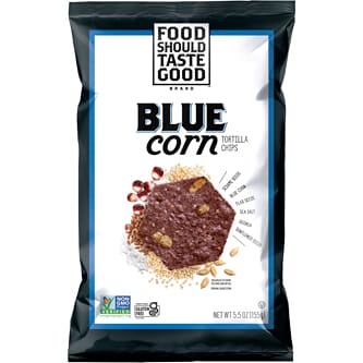 Food Should Taste Good Blue Corn Tortilla Chips
