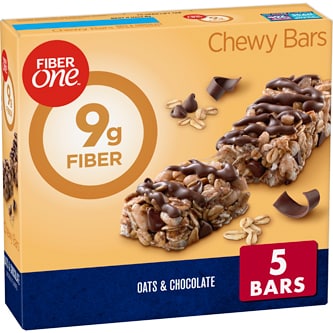 General Mills Fiber One Chewy Bars, Oats & Chocolate