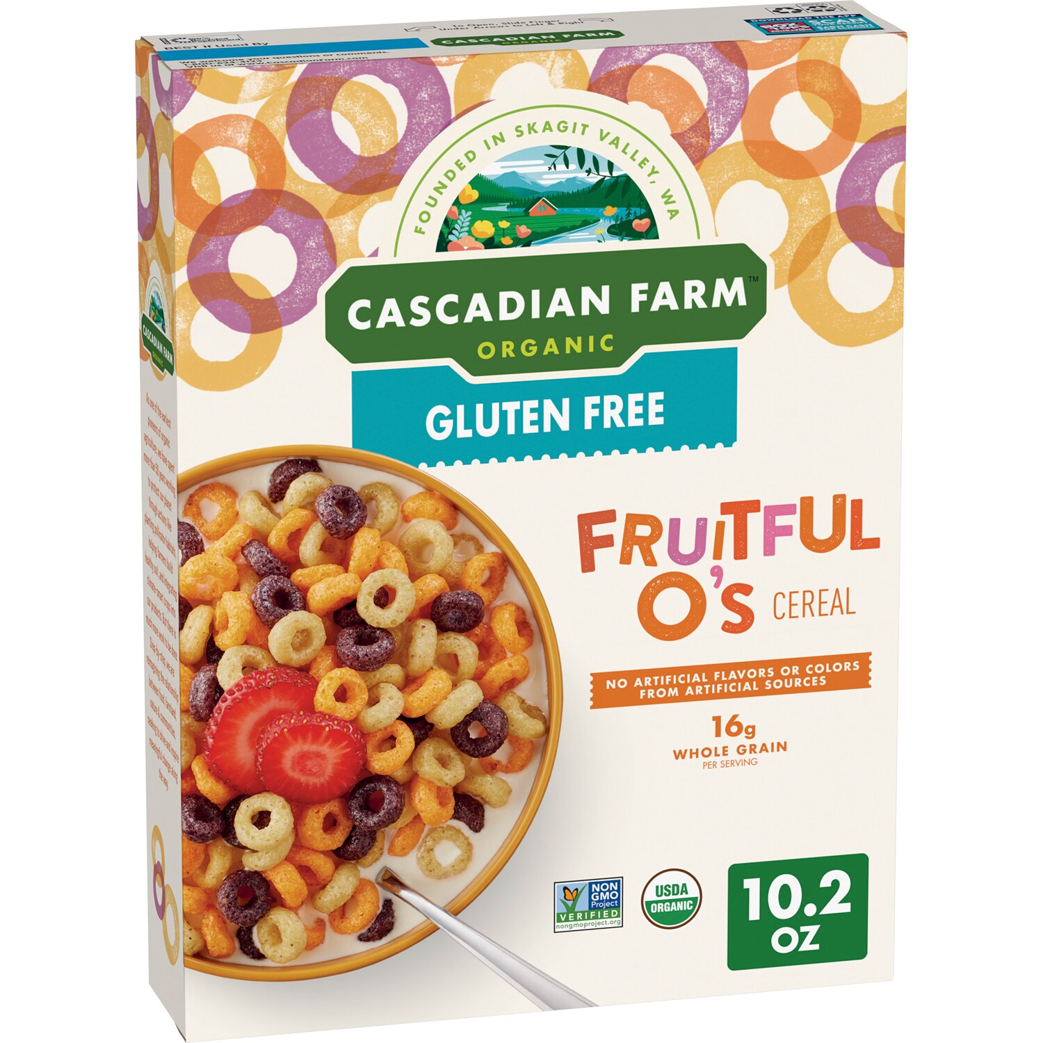 Cascadian Farm Organic Kids Fruitful O's Cereal