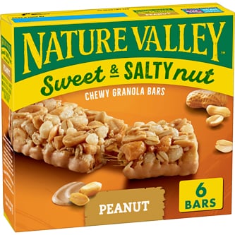 Nature Valley Sweet & Salty Chewy Granola Bars, Peanut 