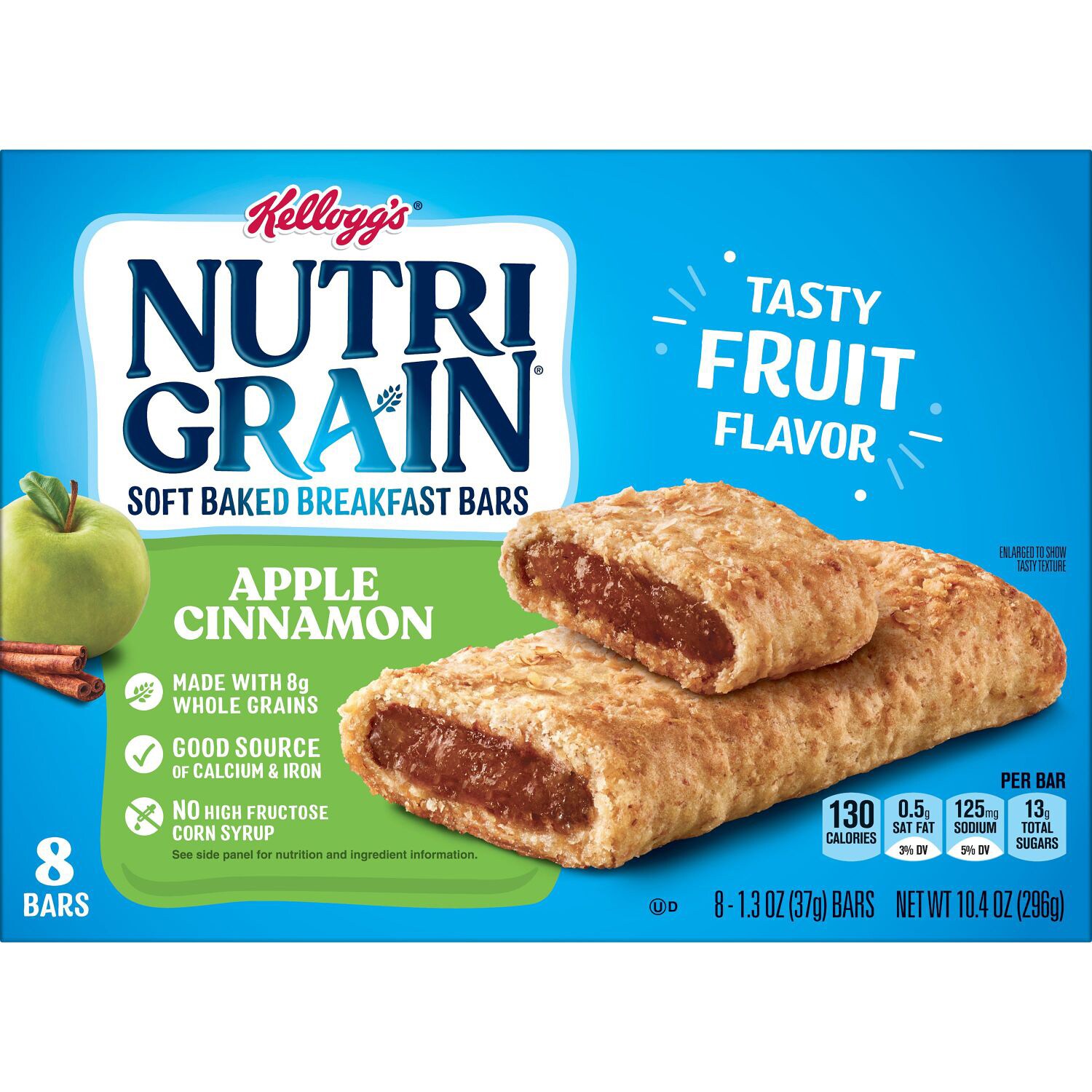 Kellogg's Nutri-Grain Soft Baked Breakfast Bars, Apple Cinnamon