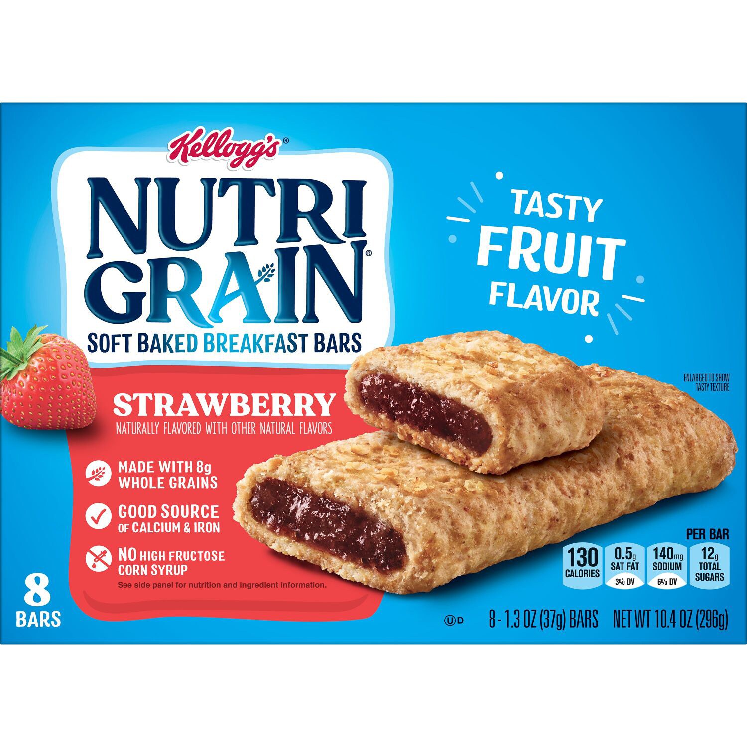 Kellogg's Nutri-Grain Soft Baked Breakfast Bars, Strawberry