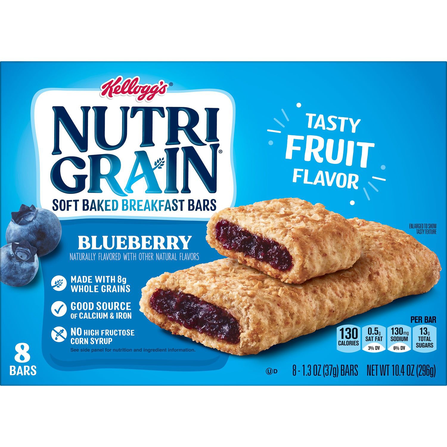 Kellogg's Nutri-Grain Soft Baked Breakfast Bars, Blueberry
