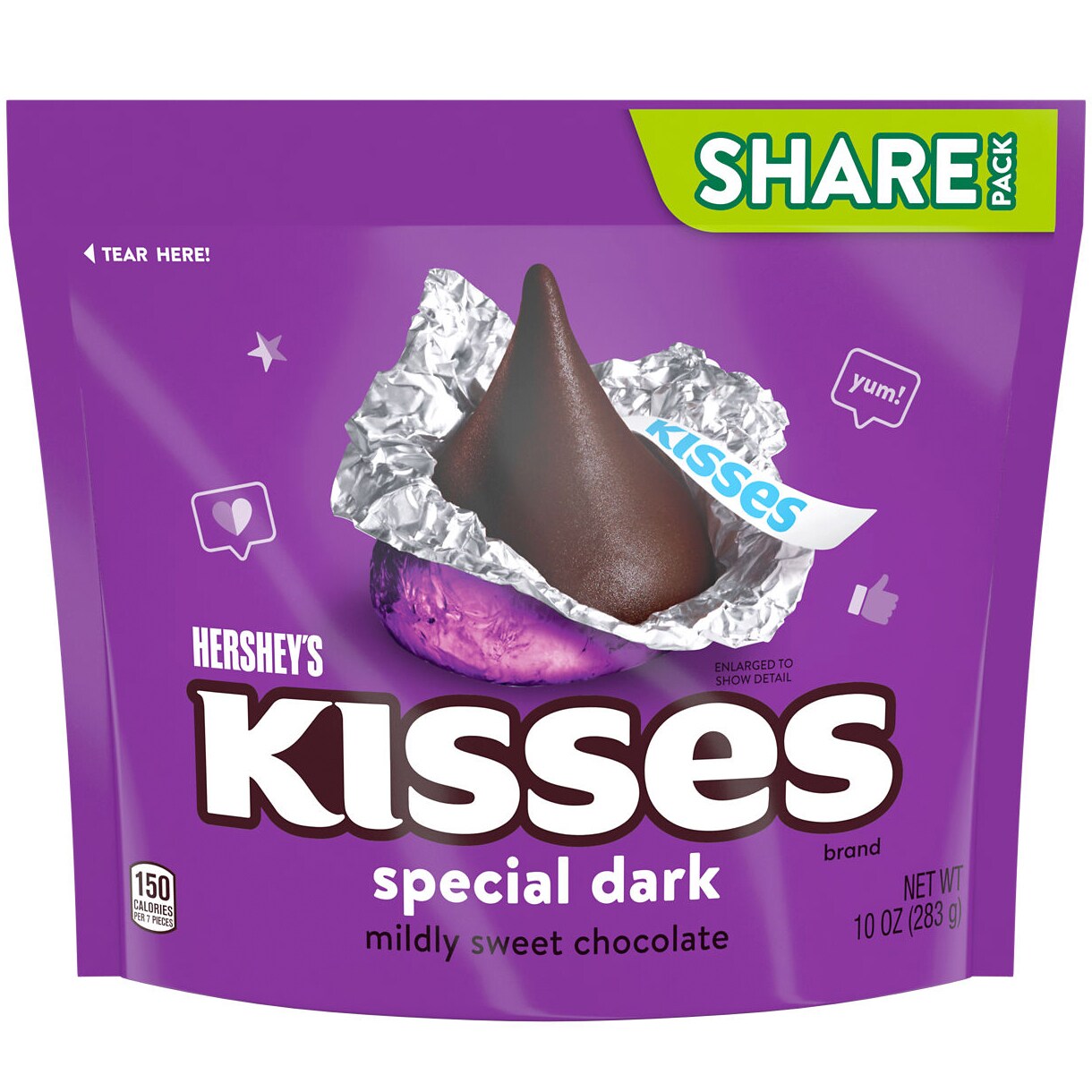 Hershey's Kisses Special Dark Mildly Sweet Chocolate