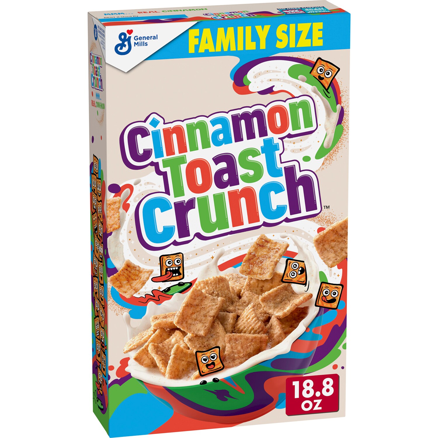 General Mills Cinnamon Toast Crunch Cereal, Family Size