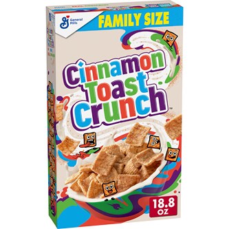 General Mills Cinnamon Toast Crunch Cereal, Family Size