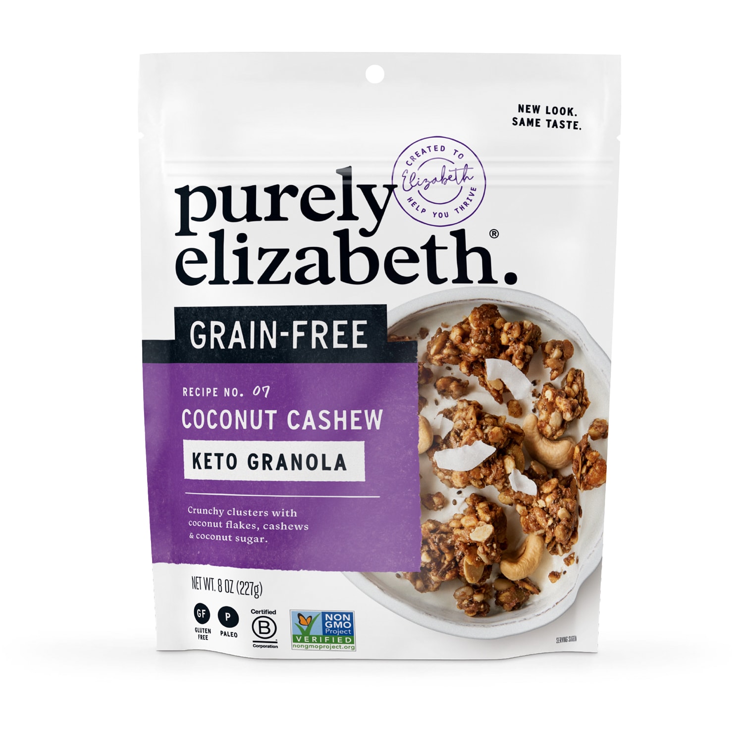 Purely Elizabeth Grain-Free Granola, Coconut Cashew