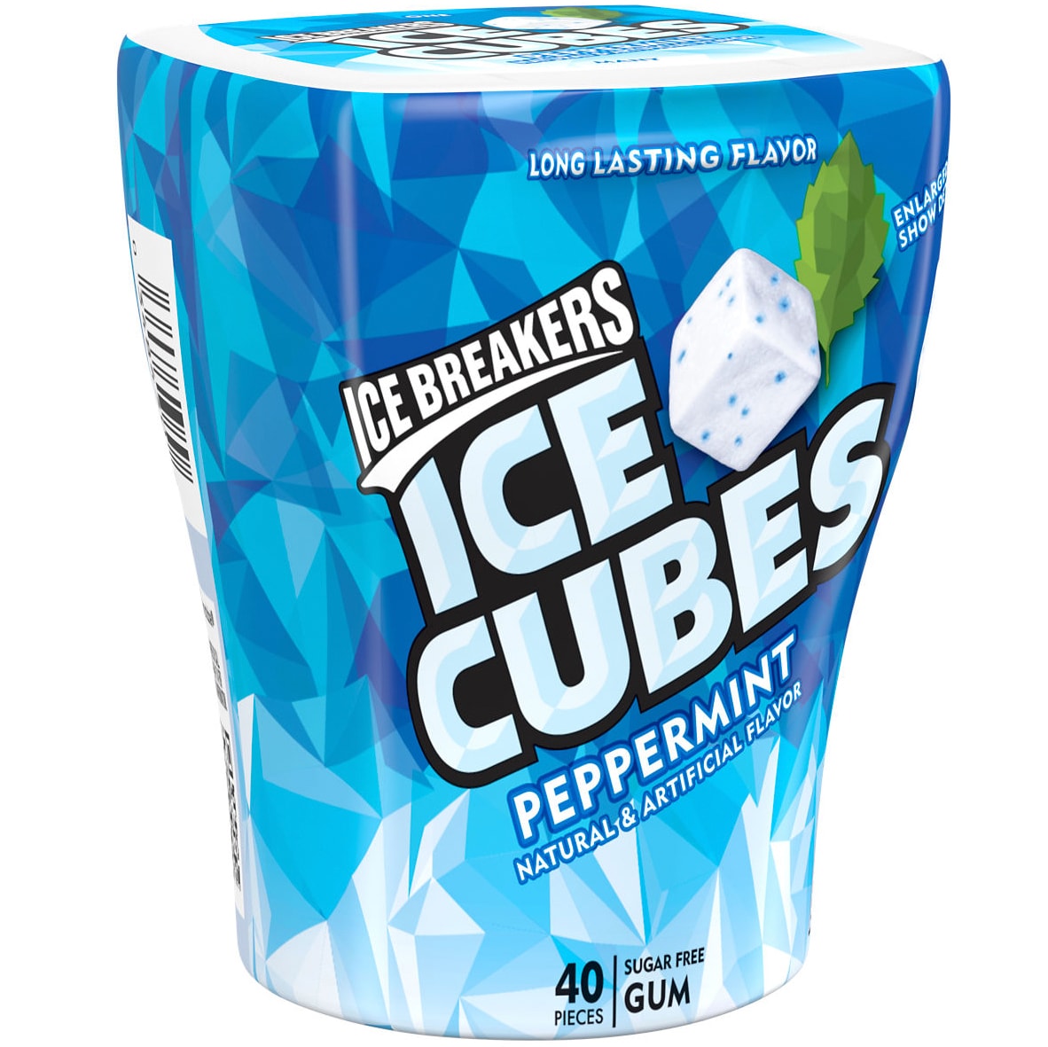 Ice Breakers Ice Cubes Sugar Free Gum, Peppermint