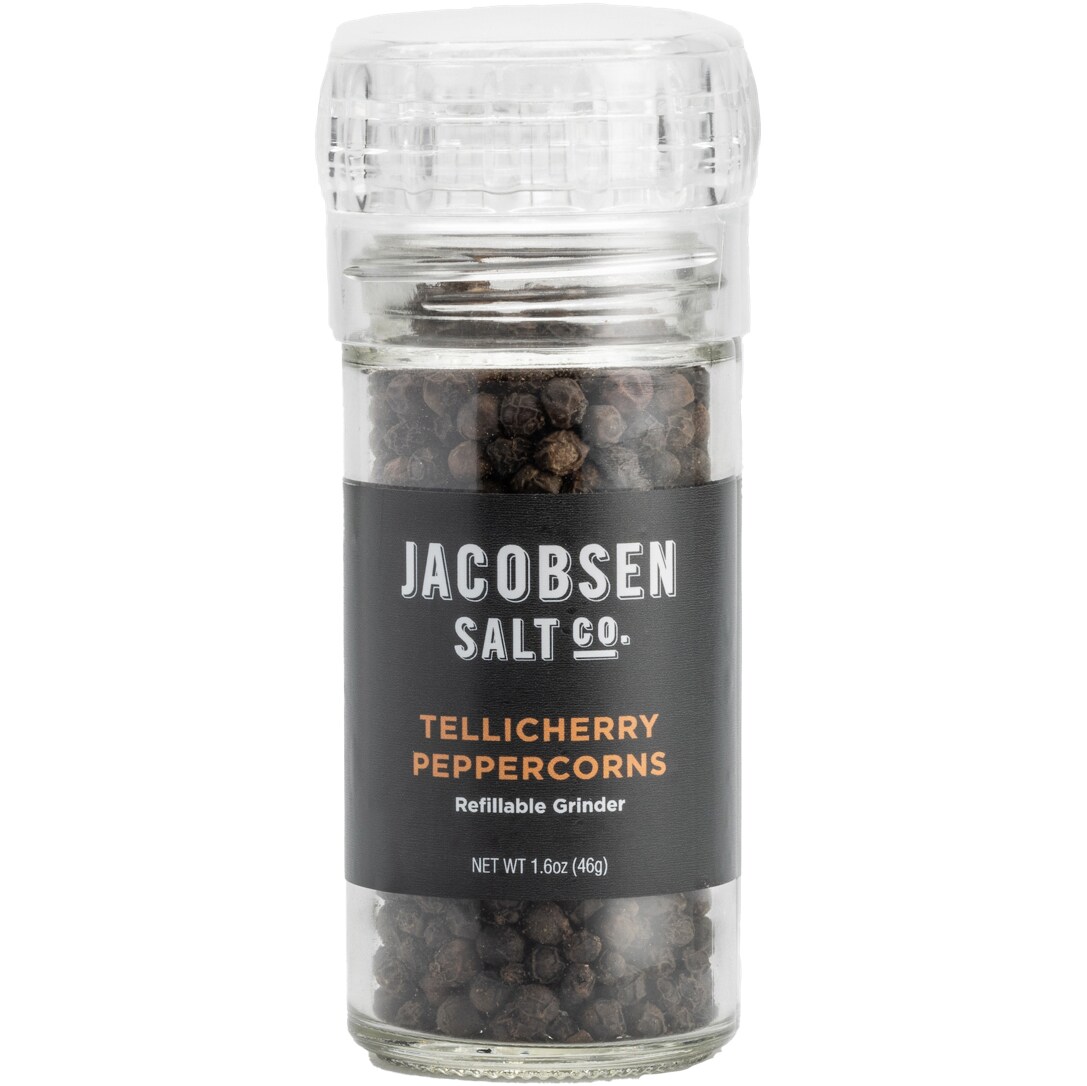 Jacobsen Salt Co. Tellicherry Peppercorn Grinder