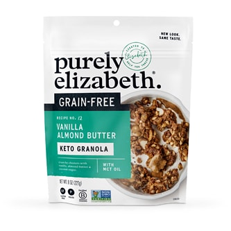 Purely Elizabeth Grain-Free Keto Granola + MCT Oil, Vanilla Almond Butter