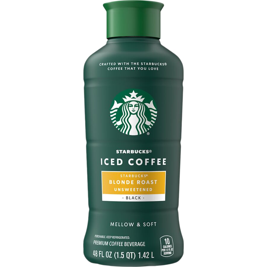 Starbucks Coffee Iced Coffee, Blonde Roast, Plastic Bottle