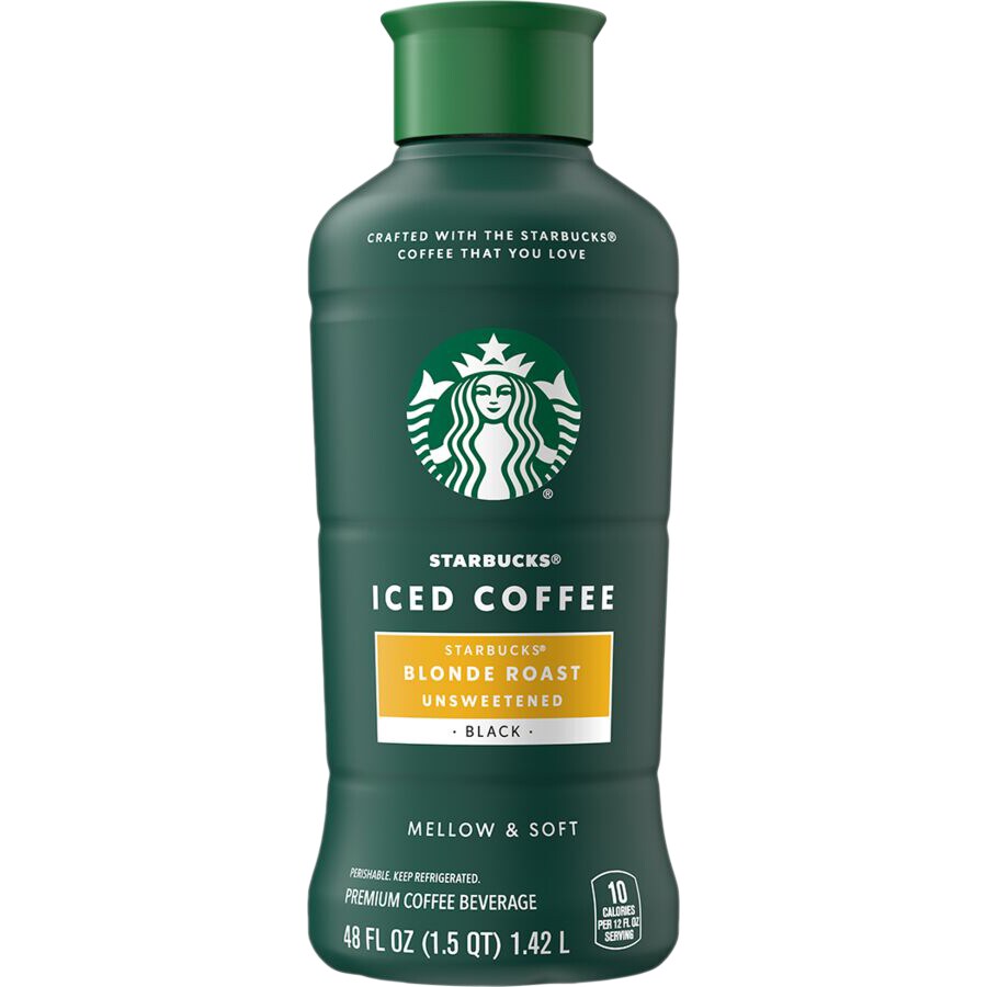 Starbucks Coffee Iced Coffee, Blonde Roast, Plastic Bottle